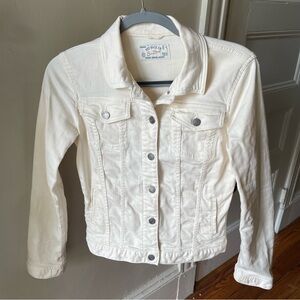Fat Face White Denim Jacket